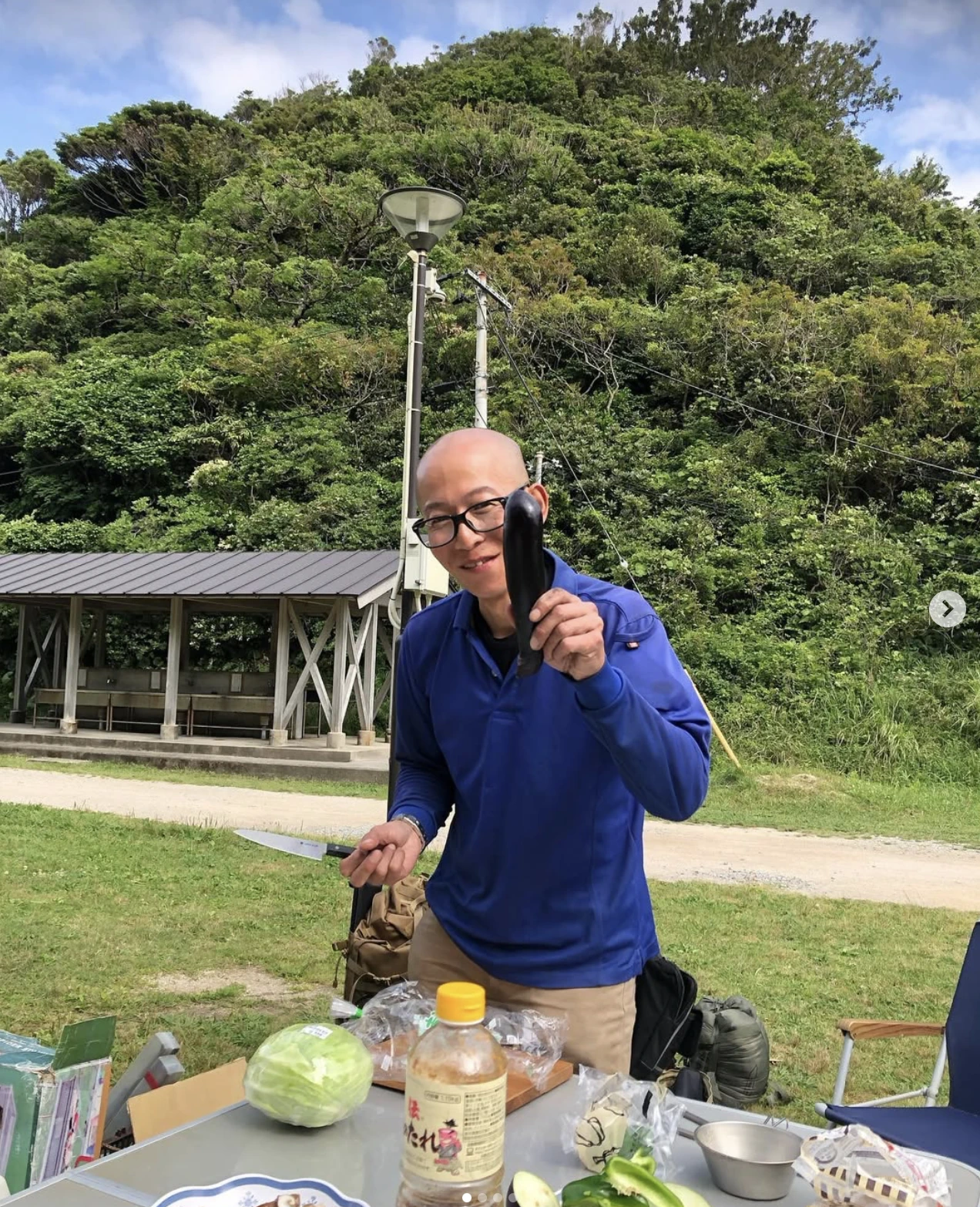 アウトドアを楽しむ大塚さん